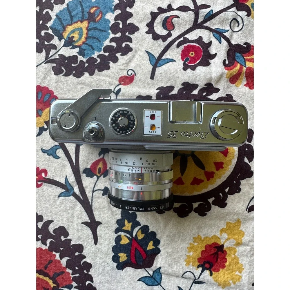 VTG‎ Yashica Electro 35 Rangefinder Camera Yashinon-DX 45mm f1.7 Lens Case Japan
